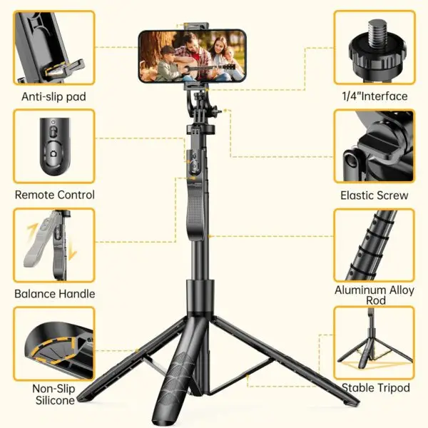 Tripode Selfie Stick K28 - Imagen 3