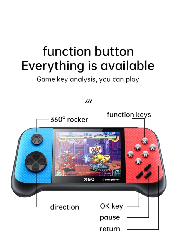 Videojuego retro G9 con control adicional - Imagen 3