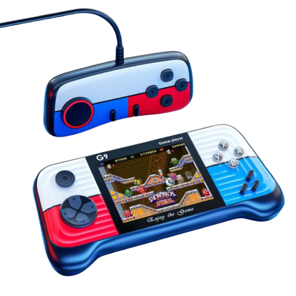 Videojuego retro G9 con control adicional