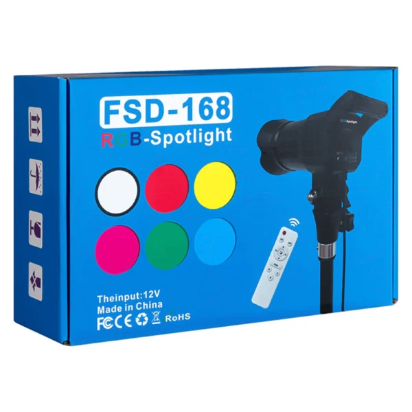 Foco de color para estudio continuo fsd-168 24w - Imagen 4
