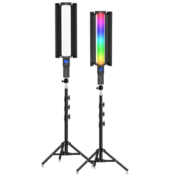 Barra de luz para fotografía y vídeo ZGRL 2000 RGBW – Con trípode