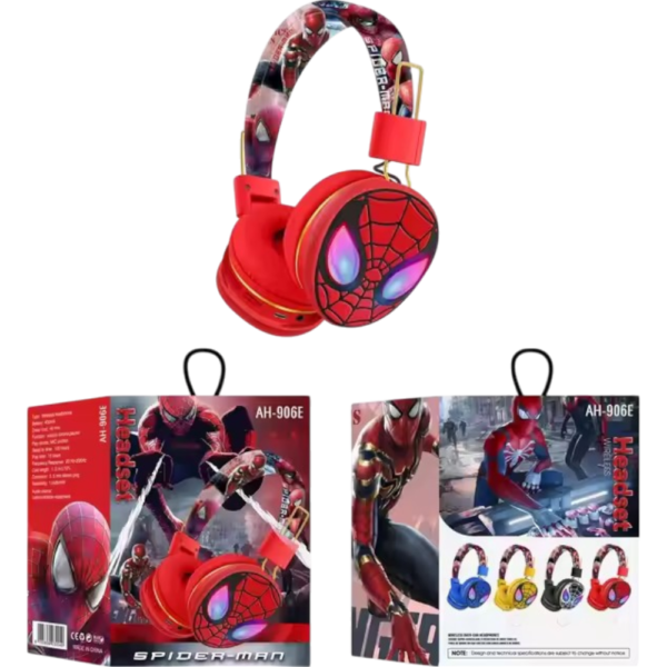 Audifonos Bluetooth Spiderman AH-906E