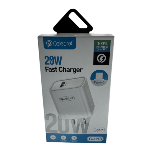 Cargador tipo c 20W  Celebrat C-H13