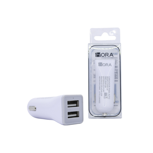 Cargador Auto 1 hora 12w